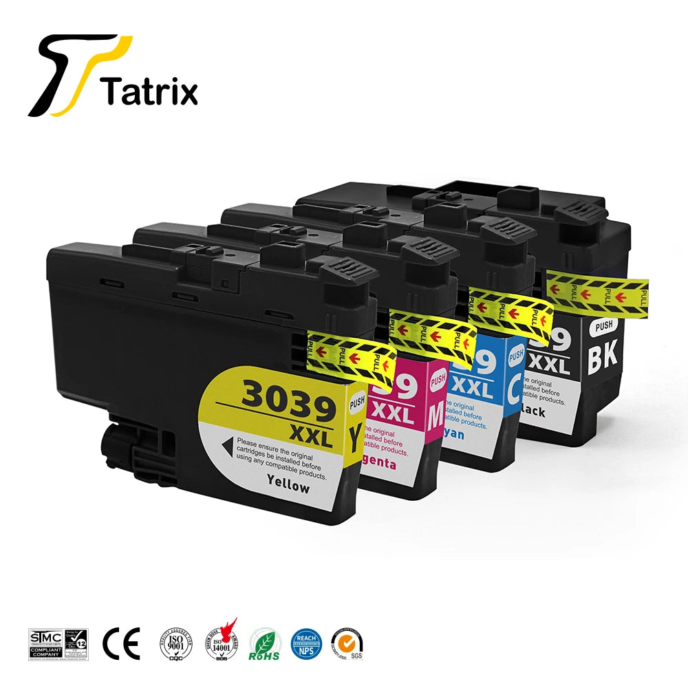 Tatrix LC3039 LC3039XL Compatible Ink Cartridge for Brother MFC-J5845DW MFC-J5945DW MFC-J6945DW