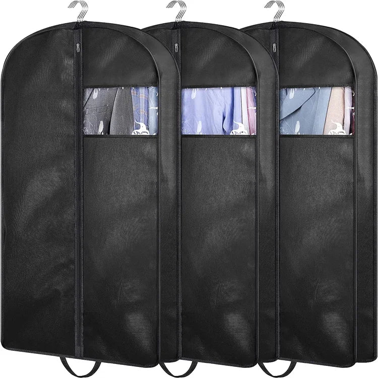 Personalized Custom Fashion Travel Dust Cover Foldable Dress Cover Clothes Suit Protector Garment Bag