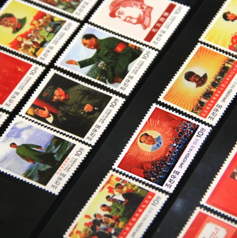 1 Set Foreign Stamps 2013 Mao Zedong Cultural Revolution Image Stamps Stickers
