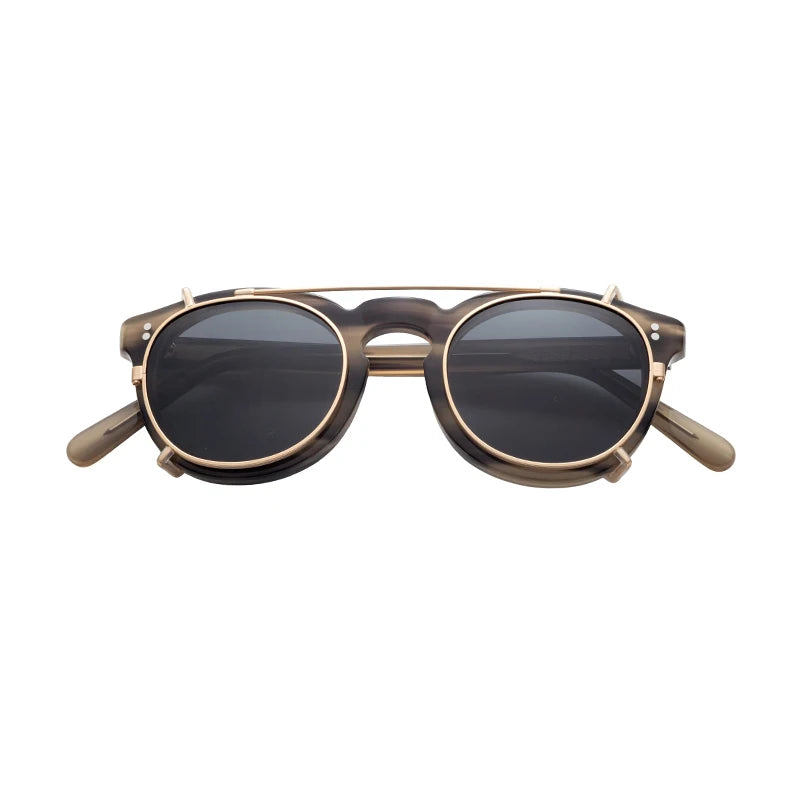 Ultra Light Uv 400 Polarized Sunglasses Frame Custom Logo Fashion Men Acetate Sunglasses