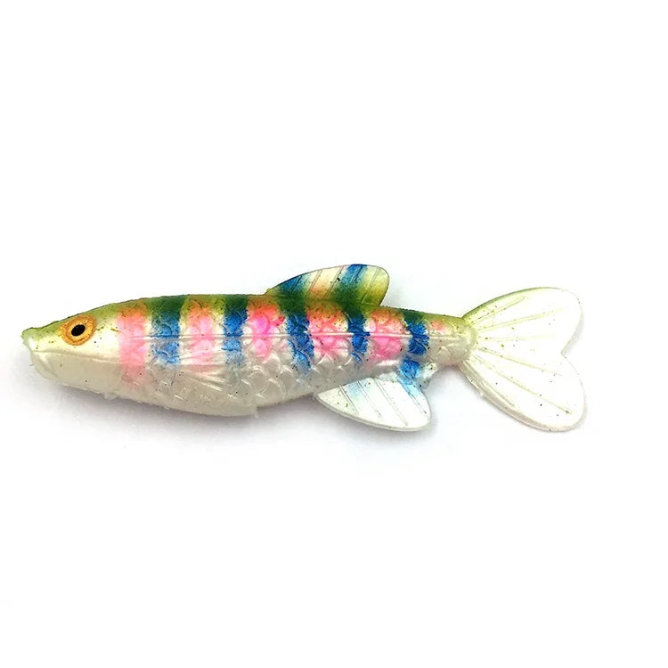 OEM 9cm Weiyu Soft Plastic Minnow Carp Bass Trout Fishing Lure Custom Artificial Shad Swim Baits Manufacturer MegaBDM