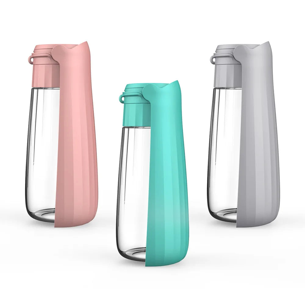 Botella De Agua Para Perro Oem Odm 2 In 1 Sublimation Cheap Pet Travel Dog Portable Water Bottle