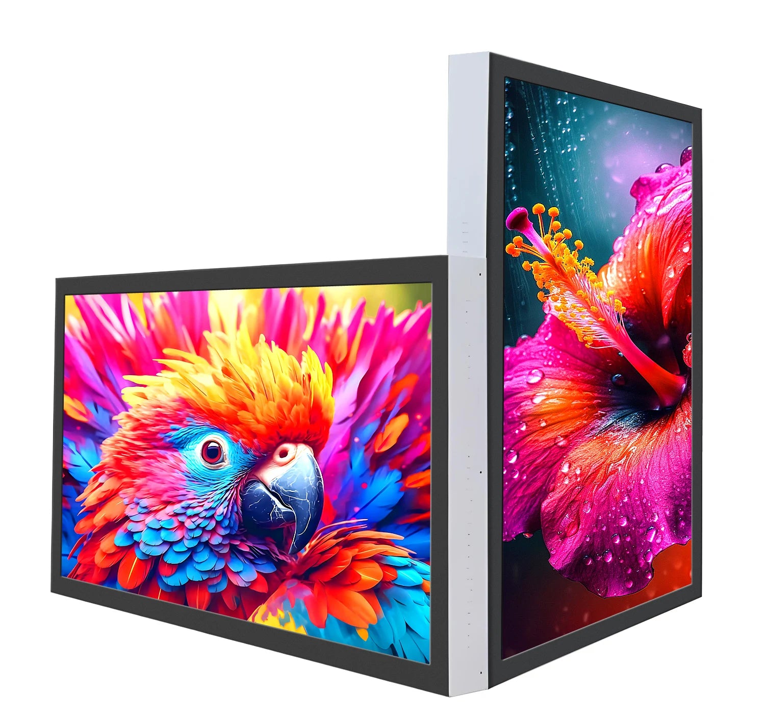 Save Power 50% 75 Inch Wall Mount Outdoor Billboard LCD Advertising Display Digital Signage Commercial Touch Screen Kiosk