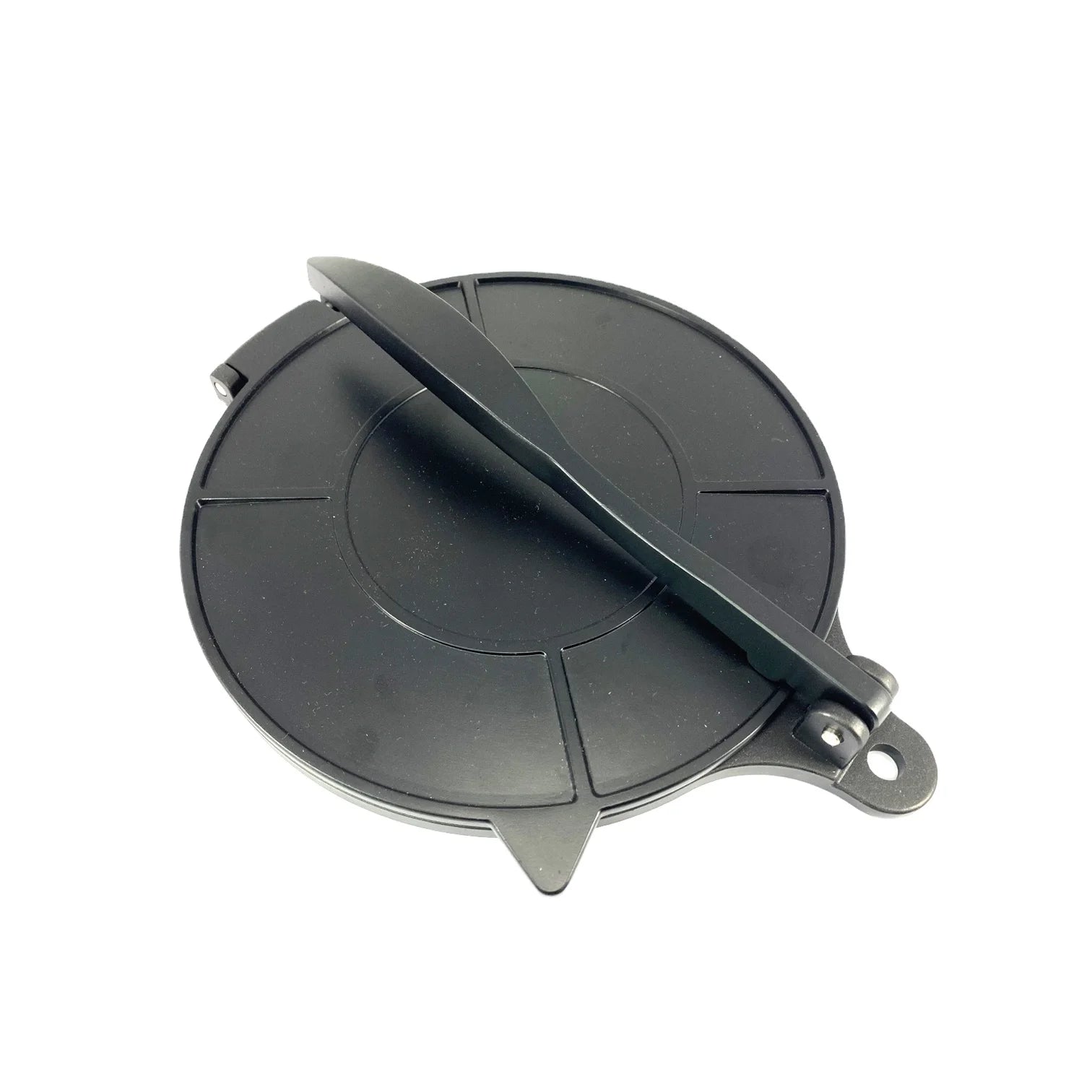 Kwang Hsieh 8 Inch Cast Aluminum Alloy Food Grade Black Eco-Friendly Manual Corn Roti Maker Flour Tortillas Presser