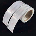 Commercial Grade Microprismatic White DOT C2 Vehicle Conspicuity Marking Tape 5CMX50M Reflect Warning Truck Stickers Reflective