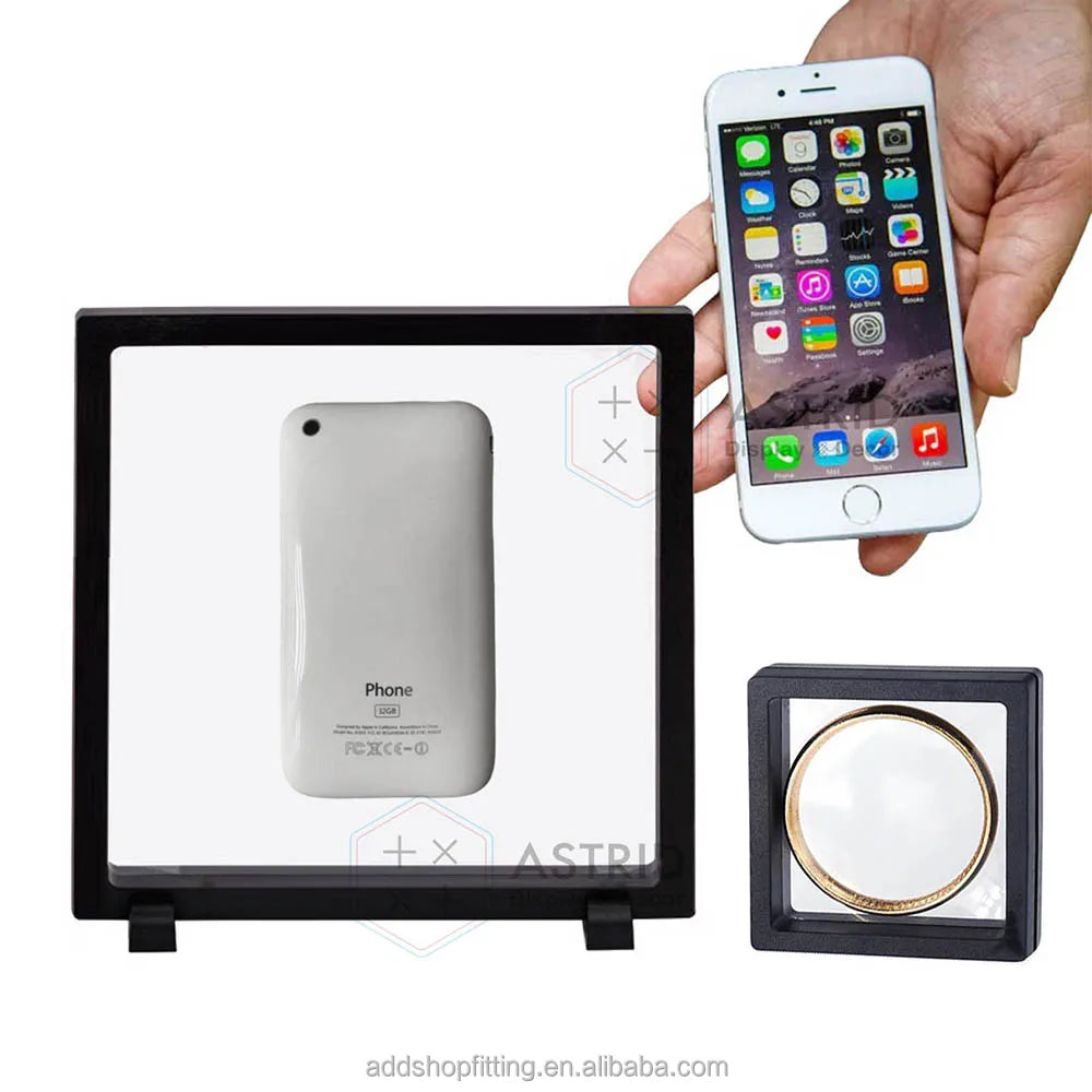 Custom logo PE Film Transparent Charging Cable Jewelry Smart Phone Display case