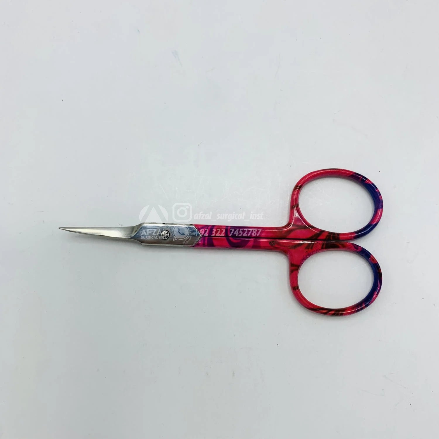Russian Sharpness Factory High Stainless Steel Cuticle Nail Scissors Sharp Curved/Straight Blade for Daily Use Beauty Tool