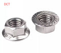 DIN6923 Stainless Steel Hex Flange Nut with Zinc Plated Finish