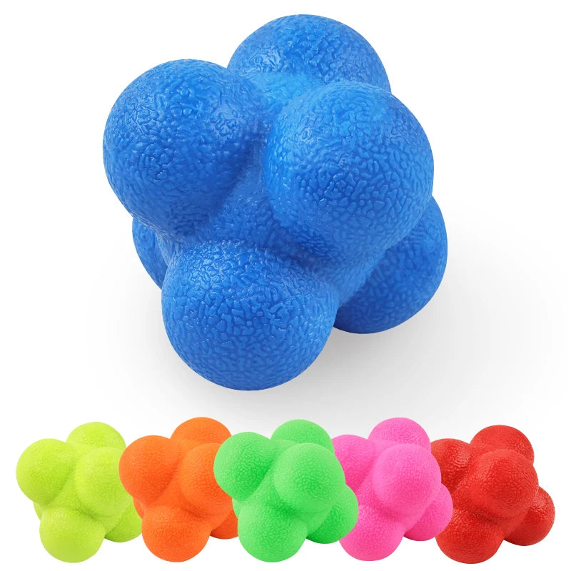 High Durability Rubber Bounce Balls Sports Reaction Speed and Agility Training Ball for Hand-Eye Coordination