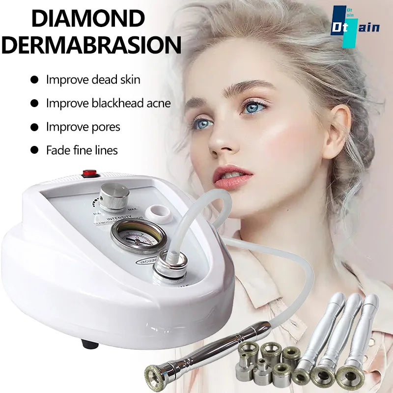 Premium Mini Diamond Microdermabrasion Machine Face Whitening Anti-Wrinkle Skin Exfoliation Blackhead Remover MegaBDM