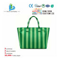 Custom Letter Canvas Tote Shoulder Bags with Inside Zipper Pocket Large Capacity Eco Handbag Ribbon Shopping Bag MegaBDM