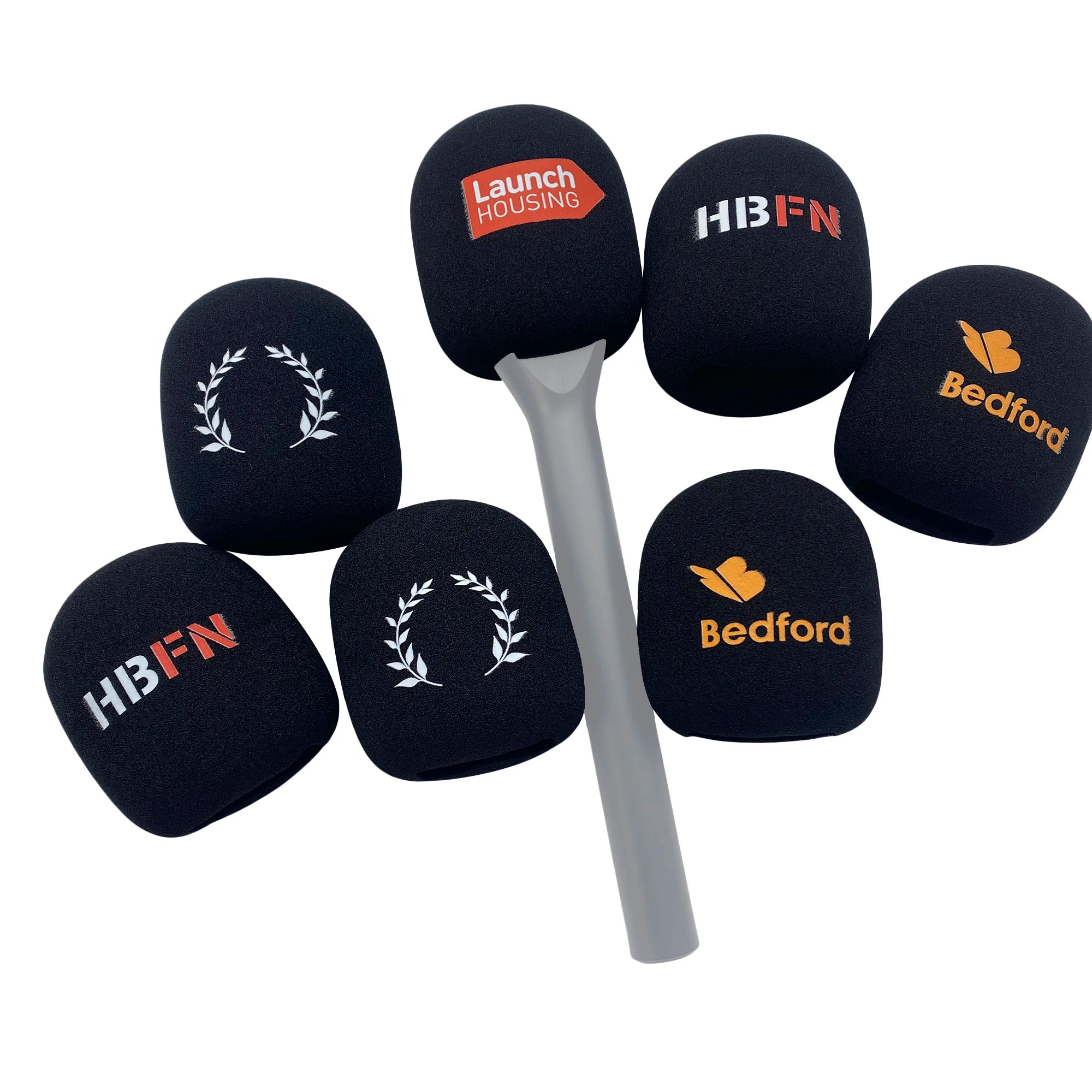 Dead Cat Pop Filter MicrophoneSponge Printing Cover Customized Mark Mic Windscreen Logo Foam Windshield For RODE Wireless GO II