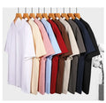 Bangladesh China Factory Price Eco Friendly Combed Cotton Drop Shoulder Short Sleeve Loose Fit Solid Color Crew Neck T Shirt