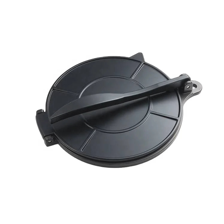 Kwang Hsieh Multifunctional Cast Iron Food Grade Dishwasher Safe Foldable Flour Tortilla Press Chapati Maker & Roti Baking Tool