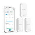 INKBIRD ITH-11-B Bluetooth Hygrometer Thermometer Digital Temperature and Humidity Sensor Indoor Bluetooth Plastic 3 Packs MegaBDM
