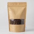 Wholesale Custom Kraft Paper Stand up Bag Resealable Food Packaging Pouch Clear Window for Retail Buyers MegaBDM