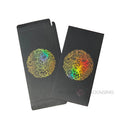 Food Safty Black Card Stock Gold Foiled Dubai Chocolate Packaging Cookies Packaging Carton Wtih Colored Foil Wraps