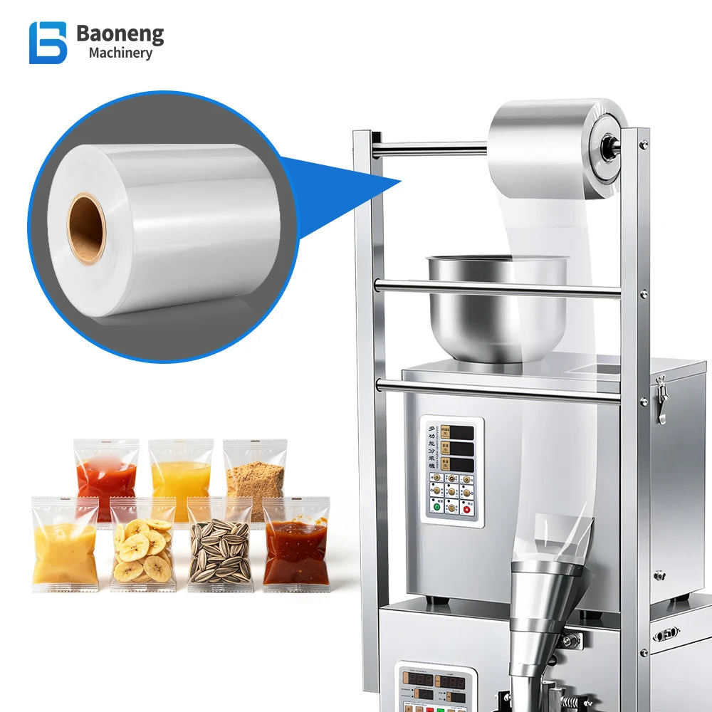 Flexible Plastic Packaging Film Roll for Liquid Sauce and Snack Bag Production MegaBDM
