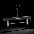 High Quality Multifunction Custom Logo Durable Clear Transparent Acrylic Hanging Trousers Display Hangers for Bathroom Wardrobe
