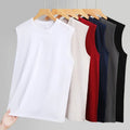 Bangladesh China Factory Price 200G 100% Cotton Mens Sleeveless Tank Top Loose Fit Breathable Sports Vest Gym Shirt Summer MegaBDM
