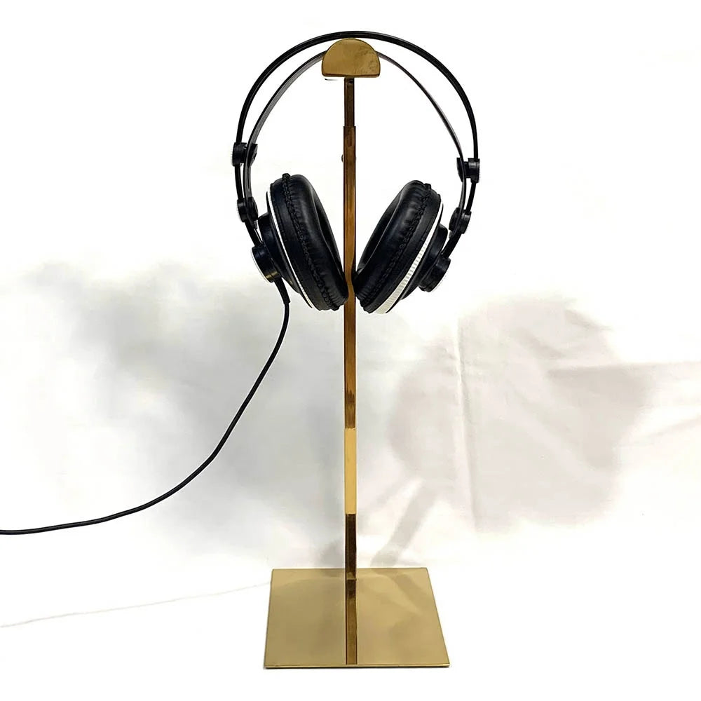 Stainless Steel Polish for Luxury Display Stand for Retail Shops Promoting Earphones Headphones