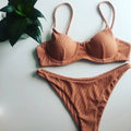 2023 Customized High Quality Personalized Bikini Swimwear 2-Piece Set Leopard Plaid Patterns Direct Factory Supply Manufacturers