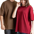 Bangladesh China Factory Price 300g Heavyweight Eco Friendly Cotton T Shirt Drop Shoulder Loose Fit Solid Color Men's Base Layer