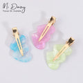 Aiji 3000+ Custom Color Heart Shaped Non-crease Clips for Women Girls 220143