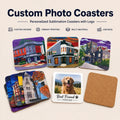 Custom Photo Coasters Personalized Sublimation Ceramic Eco-Friendly White Logo Wholesale OEM Factory Low MOQ Certified Novelty MegaBDM