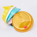 Factory Direct Sale and Straws Wholesale 16 Oz 24oz Plastic With Lids Boba Cup Reusable MegaBDM
