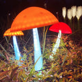 Momovalley IP65 DC12v Red Yellow Purple House Christmas Lawn Decoration Statue Led Mushroom Giant Plastic Outdoor Light