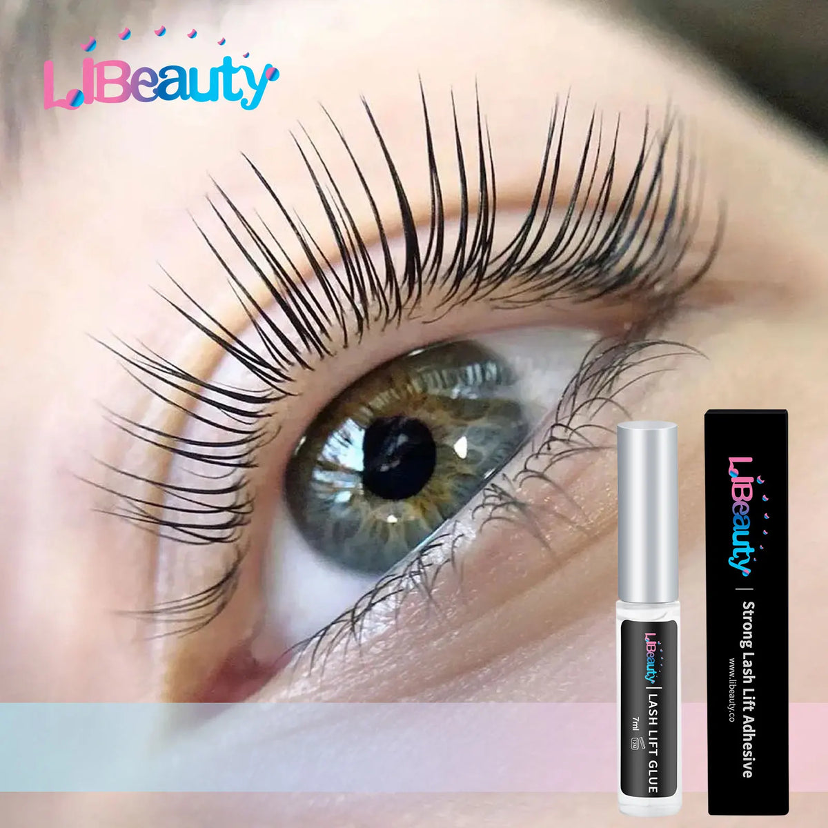 7ml Clear Lash Lift Perming Glue Brow Lamination Eyelash Perm Adhesive to Set Lashes Brows Dissolves Quickly in Water MegaBDM