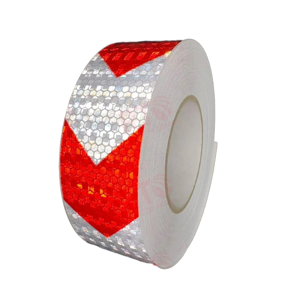 High Intensity Prismatic Arrow Printable Retro PVC Warning Conspicuity Sticker Reflective Tape for Trailers