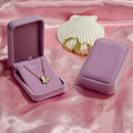 Custom Velvet Jewelry Packaging Gift Box for Necklace Earrings Rings and Bracelet Durable Elegant