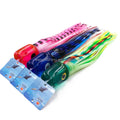 Weihai Weiyufishing Tackle's 12.5inch Double Soft Plastic Octopus Skirt Saltwater Tuna Fishing Lure Color Jet Resin Head PVC