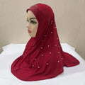 Hot Undercaps Matching Color With Scarf Muslim Fashion Hijabs Solid Color Hijab Luxe Hijab Musulm Al Por Mayor