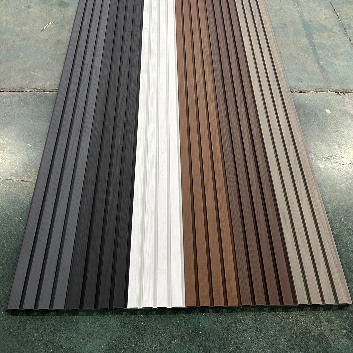 Outdoor Waterproof Wood Grain Plastic Composite Panel Exterior Wpc Wall Panel Cladding Board for Garden MegaBDM
