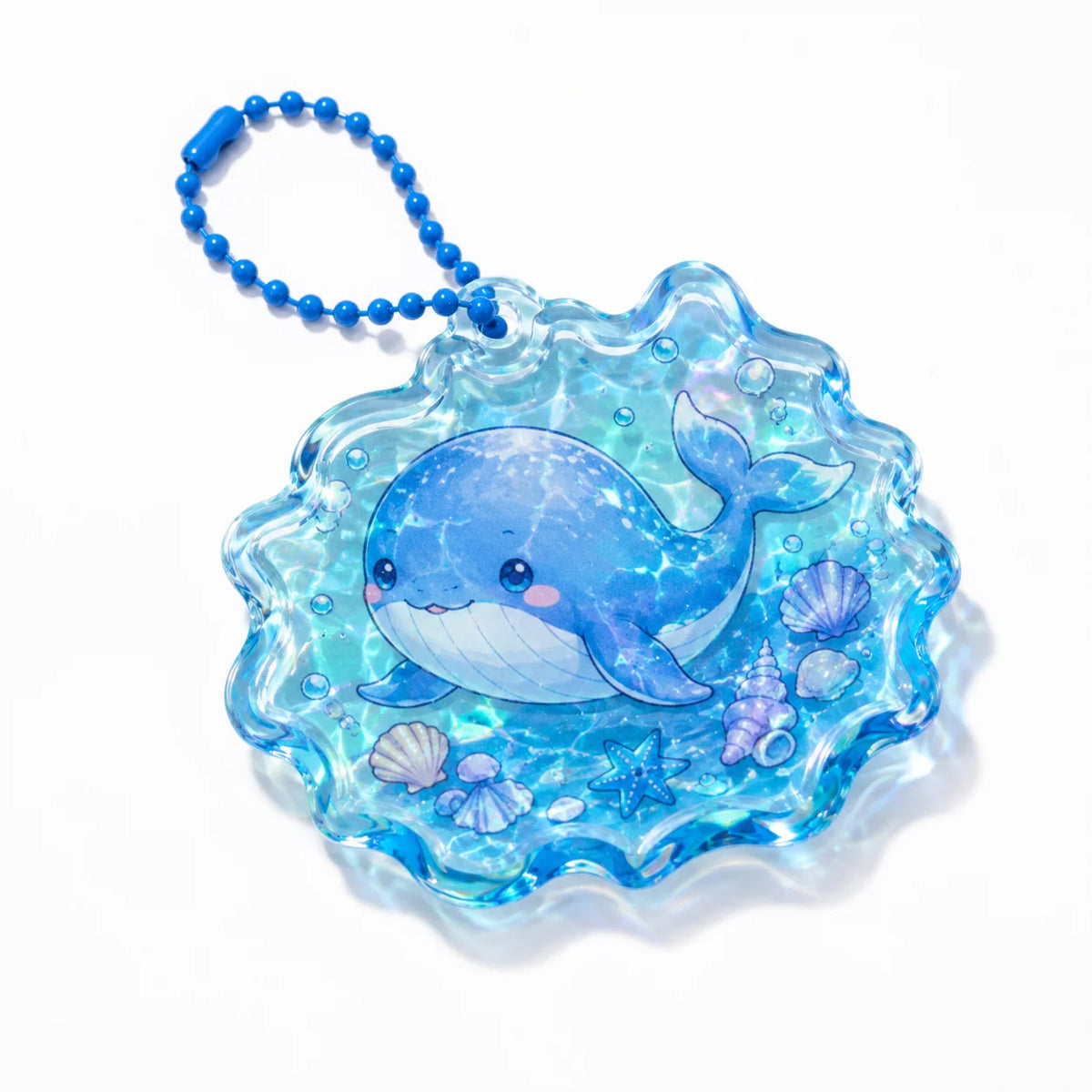 Custom Ripple Acrylic Keychains Creative Backpack Charms and Promotional Gifts MegaBDM