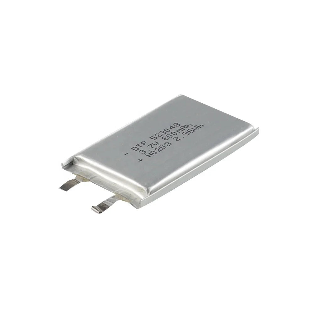 ultra Thin Lithium Lipo Battery 3.7v 800mah with CE RHOS Approvals