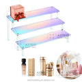 5 Tier Eco-Friendly Rainbow Aurora Anime Figures Organizer Shelf Acrylic Cosmetics Display Stand for Perfume