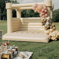 Factory Custom Tan Commercial Rental Commercial Inflatable Castle Jumping Bounce House for Weddings