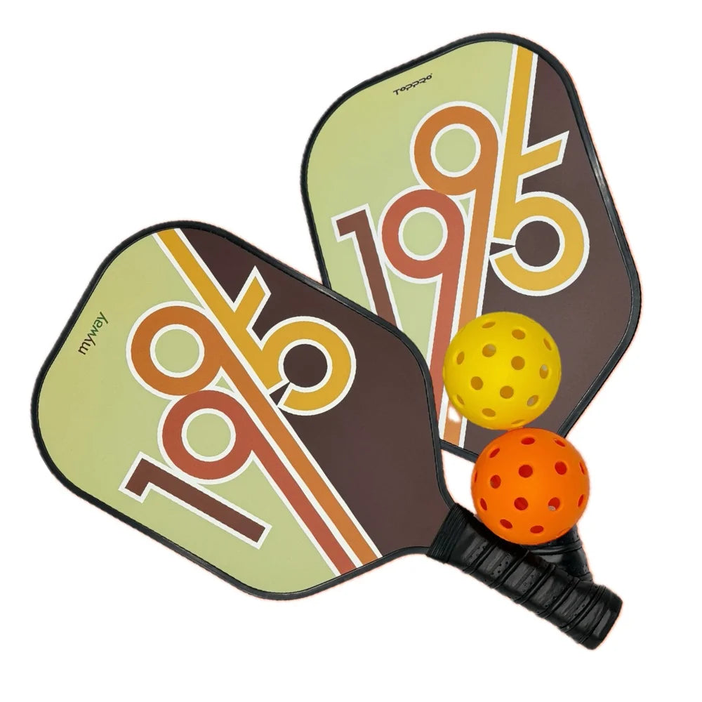Single Paddle for Squash Comfort Grip with Sweatproof Foam & Fiberglass Surface Honeycomb Core