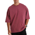 Brand New Men's Casual Short Sleeve 100% Cotton Premium T-Shirt Custom Wholesale Anti-Pilling Fleece Fabric Loose Fit