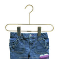 Luxury 30 CM Rose Gold Single Tier Space-Saving Pants Hanger for Children's Clothing Store Display in Wardrobe & Living Room