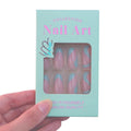 Factory Supply Press on Nail Box Packaging Clear Window Good Quality Nails Packaging Empty Box