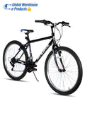 JOYKIE BAMCBASE 24Inch High Carbon Steel Mountain Bike 18Speed Front &Rear V Brake 85% SKD Adult MTB Bicycle MegaBDM