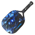Fully customizable OEM ODM Edgeless 14mm Thick Pickleball Paddle Premium PU Grip Polymer Honeycomb Core for Squash Balls
