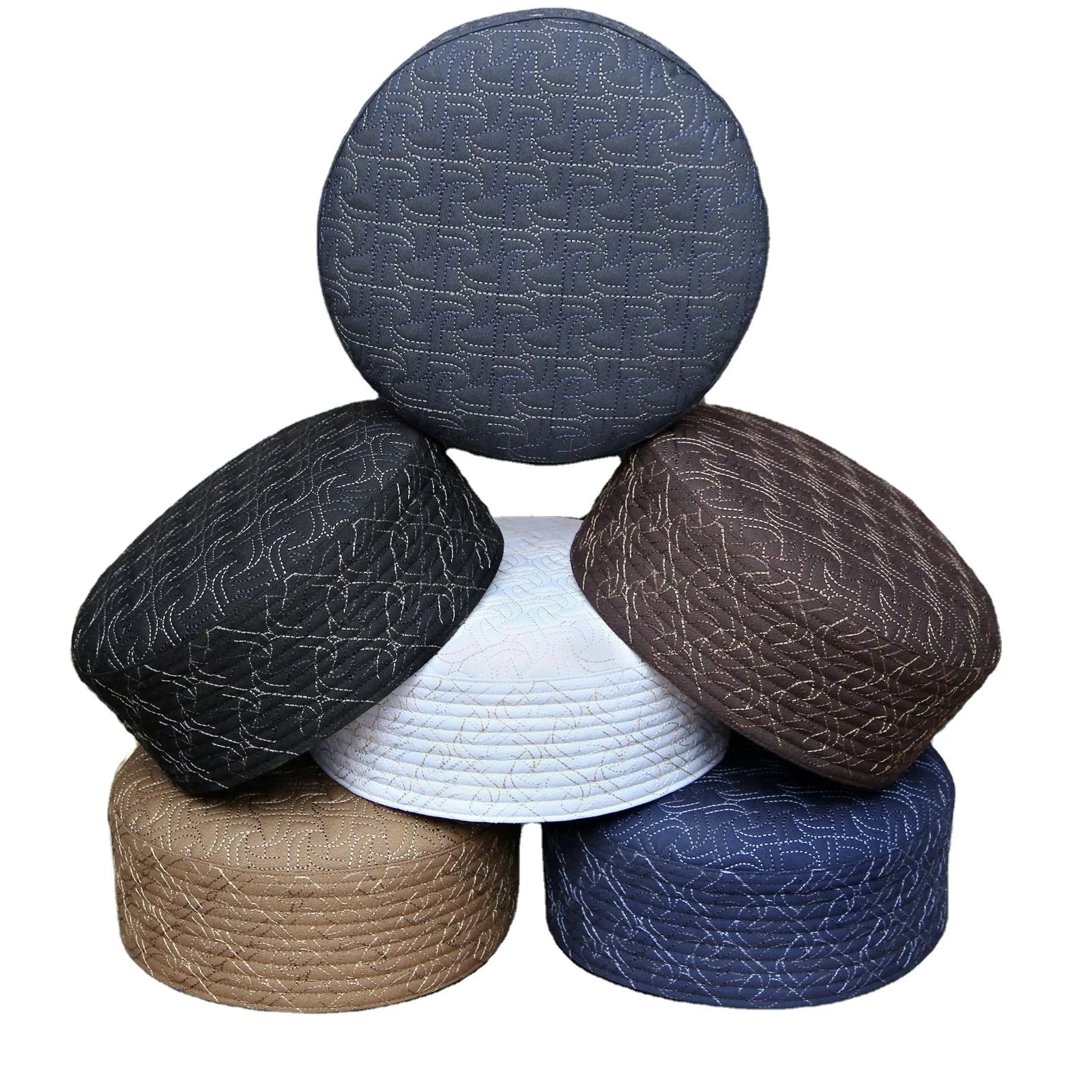 Arkan Premium Islamic Prayer Kufi Hat 100% Polyester Cotton Durable Autumn Season Accessory with Customizable Logo