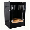 Factory Classic Solid 16in 25 Gallon Reptile Cage Snake Chameleon Terrarium Geckos Frogs Arboreal Reptile Enclosure Black Box MegaBDM
