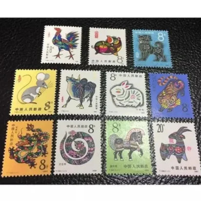 The First Round of the Complete Set of Chinese Zodiac Stamps 1980 Monkey Stamps Collection Rating Stamps Crafts